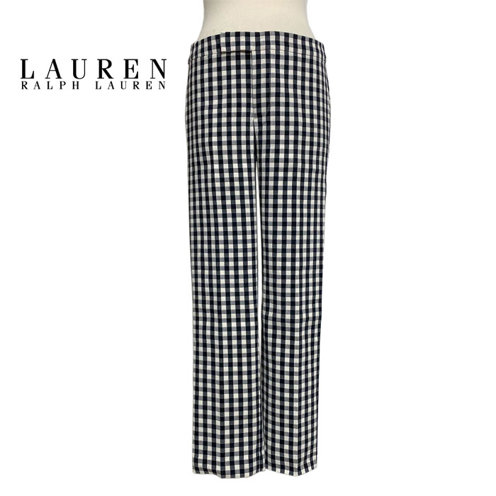 ラルフローレン LAUREN レディース ギンガムチェック ストレッチ パンツRalph Lauren Plaid　Stretch Pants