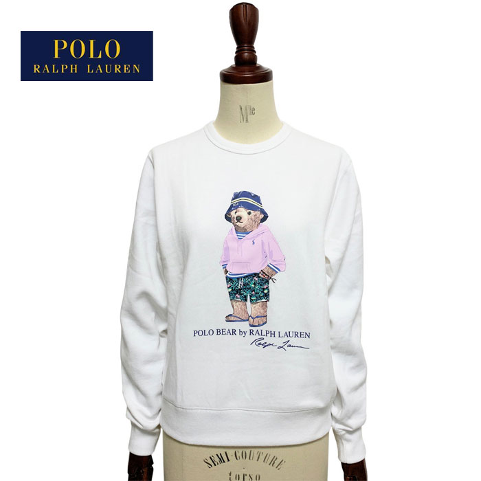 ポロ ラルフローレン トップス レディース ポロ ラルフローレン レディース ポロベアー バケーション クルーネック スウェット トップス POLO Ralph Lauren Polo Bear Vacation Sweatshirt Tops