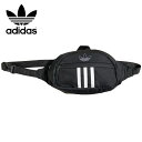 アディダス オリジナル ユニセックス 3ストライプ ボディバッグ ウエストパック CM3824 adidas Originals National 3-Stripes Waist Pack CM3824