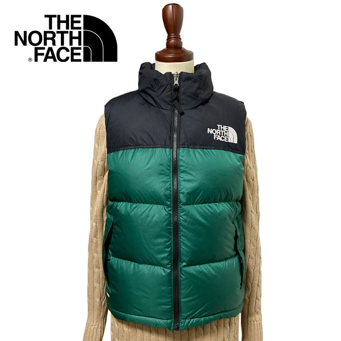 ノースフェイス レディース 1996 レトロ ヌプシ ダウンベスト/グリーンTHE NORTH FACE 1996 RETRO NUPTSE/GREEN