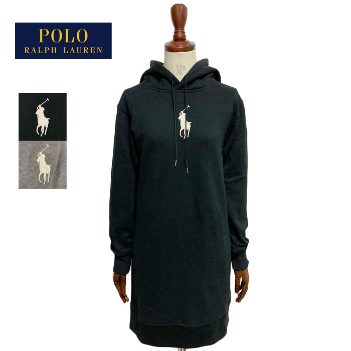 ポロ ラルフローレン レディース センタービッグポニー パーカーワンピースPOLO Ralph Lauren Big Pony Hoodie Dress