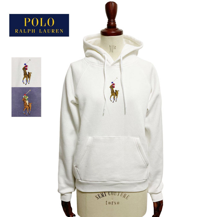 ラルフローレン ポロ ラルフローレン レディース センターカラービッグポニー ラグラン パーカー POLO Ralph Lauren Color Big Pony Hoodie