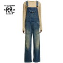 ラルフローレン ダブルアールエル レディース ウオッシュ加工 サロペット オーバーオール Ralph Lauren DOUBLE RL Women 039 s Overalls