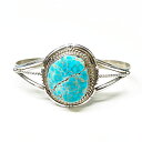 インディアンジュエリー ナバホ族 ”Dave Skeets“ レッドマウンテンターコイズ シルバー バングルINDIAN JEWELRY NAVAJO ”Dave Skeets“ Red Mt.Turquoise Silver Bangle 2