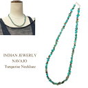 インディアンジュエリー ナバホ族 ラフカット ターコイズ ネックレス /43cm 0.5cm幅INDIAN JEWELRY NAVAJO Rough Cut Turquoise Necklace/43×0.5