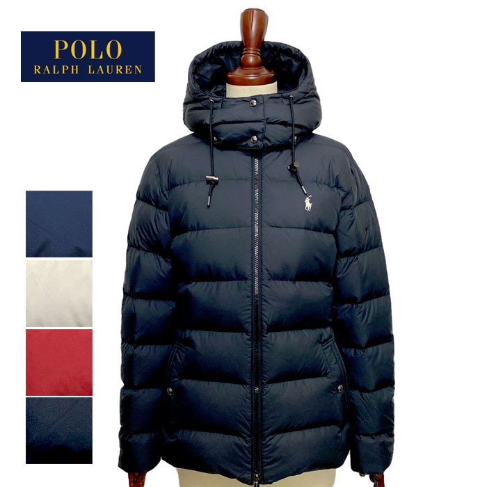 ポロ ラルフローレン レディース ベルモント フード付き ワンポイント ダウン ジャケットPOLO Ralph Lauren Down Jacket