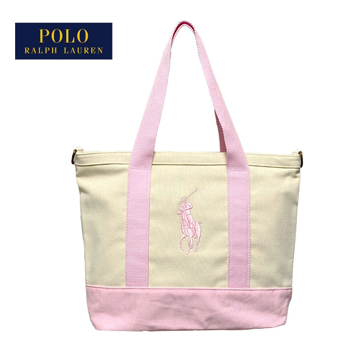 ラルフローレン ポロ ラルフローレン ショルダー付き ビッグポニー トートバッグPOLO Ralph Lauren BIG PONY TOTE BAG