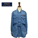 ポロ ラルフローレン レディース ミリタリー デニム フィールド ジャケットPOLO Ralph Lauren Militaly Denim Field Jacket