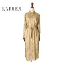 ラルフローレン ローレン ラルフローレン レディース ハーネスプリント サテン シャツ ドレスLAUREN Ralph Lauren Rope Print Satin Shirts Dress