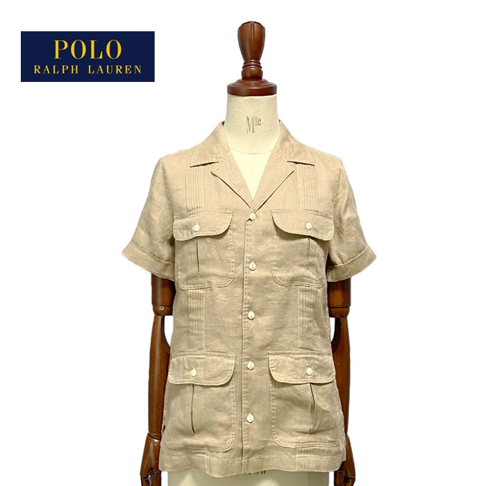 ポロ ラルフローレン レディース リネン サファリ シャツ　ジャケット 半袖POLO Ralph Lauren Safari Shirts