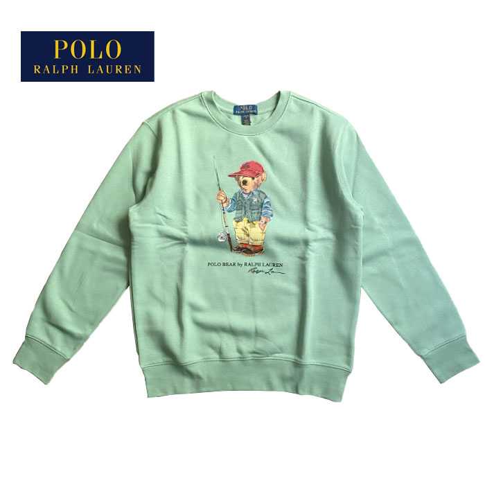 ラルフローレン キッズ ボーイズ アングラースタイル ポロベアー スウェット トップスPOLO Ralph Lauren Kid's Angler Polobear Sweat Shirts