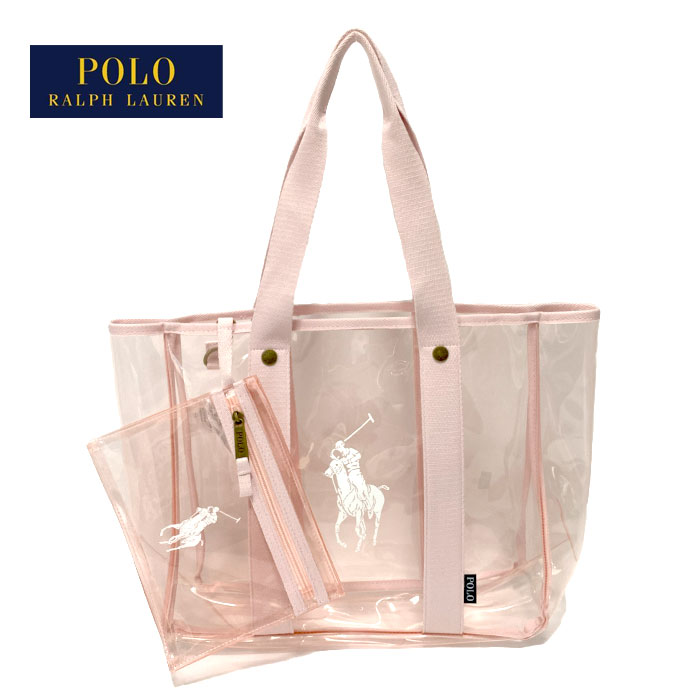 ラルフローレン OUTLET ポロ ラルフローレン ビッグポニー クリア トートバッグPOLO Ralph Lauren BIGPONY Clear Tote Bag