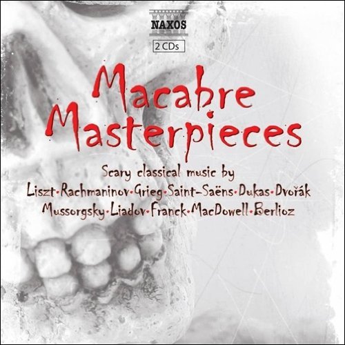 曲目・内容Disc 11.グリーグ（1843-1907）：山の魔王の宮殿にて 2.デュカス（1865-1935）：魔法使いの弟子 3.リスト（1811-1886）：メフィスト・ワルツ第1番 4.ドヴォルザーク（1841-1903）：真昼の魔女 5.フランク（1822-1890）：呪われた狩人 6.チャドウィック（1854-1931）：いたずらな妖精 7.ムソルグスキー（1839-1881）：はげ山の一夜 8.リャードフ（1855-1914）：ババ・ヤーガDisc 21.サン＝サーンス（1835-1921）：死の舞踏 2.リスト（1811-1886）：死の舞踏 3.ラフマニノフ（1873-1943）：死の島 4.リャードフ（1855-1914）：キキモラ 5.グリーグ（1843-1914）：小人の行進 6.アーノルド（1921-）：序曲「タモシャンター」op.51 7.マクダウェル（1860-1908）：魔女の踊り 8.ベルリオーズ（1803-1869）：断頭台への行進商品番号：8.557930-31死の舞踏集 — 背筋も凍る恐いクラシック — MACABRE MASTERPIECES2CD ■交響曲/管弦楽曲発売日：2010年03月17日 NAXOS［8.557...］い〜っひっひっひ。ほら、後ろで不気味な笑い声が・・・太古の時代から、人間と「目に見えぬ何か」は切っても切れない仲でした。それは様々に形を変え、ある時は人々を守り、ある時は脅かし、そして別の世界へと連れていく役目も司っていたのです。そんな存在を音で描いた16曲。幽霊、魔物、魔女、死神・・・背筋がぞっとすること間違いなしです。でも一番恐いのは人間だ・・・という説もありますけどね。作曲家検索リンク（このタイトルに収録されている作曲家）グリーグデュカスリストドヴォルザークフランクムソルグスキーリャードフサン＝サーンスラフマニノフグリーグアーノルドマクダウェルベルリオーズ