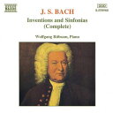 J.S. バッハ:インヴェンションとシンフォニア BWV772-801(リュプザム)