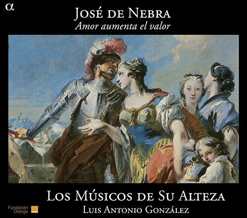 ホセ・ネブラ - Jose Nebra (1702-1768)・喜歌劇「Amor aumenta el valor」オラリャ・アレマン - Olalla Aleman (ソプラノ)マリア・エウヘニア・ボア - Maria Eugenia Boix (ソプラノ)マルタ・インファンテ - Marta Infante (メゾ・ソプラノ)アグニェスカ・グジヴァチ - Agnieszka Grzywacz (ソプラノ)ソレダ・カルドーソ - Soledad Cardoso (ソプラノ)Ana Maria Otxoa (ソプラノ)ホセ・ピサロ - Jose Pizarro (テノール)ロス・ムジコス・デ・ス・アルテジャ - Musicos de Su Alteza、 Losルイス・アントニオ・ゴンサレス - Luis Antonio Gonzalez (指揮)