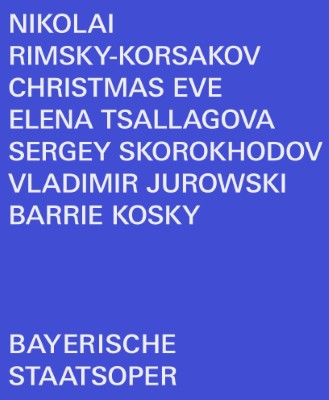 リムスキー= コルサコフ：歌劇《クリスマス・イヴ》　演出：バリー・コスキーセルゲイ・スコロホドフ、エレナ・ツァラゴワ他 指揮：ウラディーミル・ユロフスキ、バイエルン国立歌劇場(日本語字幕付)ニコライ・リムスキー= コルサコフ(1844?1908)：歌劇《クリスマス・イヴ》4幕のオペラ台本：ニコライ・リムスキー= コルサコフ原作：ニコライ・ゴーゴリの短編集『ディカーニカ近郷夜話』より『降誕祭の前夜』ヴァクーラ …………………………セルゲイ・スコロホドフ(T)オクサーナ…………………………エレナ・ツァラゴワ(S)ソローハ……………………………エカテリーナ・セメンチュク(Ms)チュープ……………………………ドミトリー・ウリヤノフ(Bs)悪魔………………………………タンセル・アクゼイベク(T)パナース……………………………ミラン・シリャノフ(Bs-Br)村長………………………………セルゲイ・レイフェルクス(Br)助祭………………………………フセヴォロド・グリヴノフ(T)女帝………………………………ヴィオレッタ・ウルマーナ(Ms)パツューク…………………………マッティ・トゥルーネン(Bs)紫色の鼻の女 ……………………アレクサンドラ・ドゥルセネヴァ(Ms)普通の鼻の女 ……………………ローラ・エイキン(S)　他バイエルン国立歌劇場合唱団、バイエルン国立歌劇場エキストラ児童合唱団(合唱指揮クリストフ・ハイル)バイエルン国立歌劇場管弦楽団指揮：ウラディーミル・ユロフスキ演出：バリー・コスキー美術：クラウス・グリューンベルク衣装：クラウス・ブルンス照明：クラウス・グリューンベルク振付：オットー・ピヒラードラマトゥルギー：ザスキア・クルーゼ 撮影監督：クリストフ・エンゲル収録：2025年12月10日、13日　バイエルン国立歌劇場(ミュンヘン)収録時間：153分音声：ロシア語　PCMステレオ 2.0/DTS-HD Master Audio 5.1(Blu-ray)字幕：日本語、ドイツ語、英語、フランス語、韓国語画角：16:9Blu-ray…片面二層ディスク 1080i High Definition All Regions【コスキー演出＆ユロフスキ指揮！リムスキー＝コルサコフの歌劇《クリスマス・イヴ》。豪華歌唱陣で贈るバイエルン国立歌劇場の話題作！】ニコライ・ゴーゴリの創作民話集『ディカーニカ近郷夜話』の一編を原作に、リムスキー＝コルサコフが自ら台本を書き、独創的なオーケストレーションを駆使して作曲した歌劇《クリスマス・イヴ》。本作は、一作ごとに大きな話題を呼ぶ鬼才、バリー・コスキーの演出によるバイエルン国立歌劇場での公演収録映像です。クリスマス・イヴに悪魔や小鬼たちが跳梁する、東スラヴの異世界ファンタジー。エアリアル・パフォーマンスや小鬼たちのブレークダンスが彩る賑やかな舞台に、若いカップルが繰り広げる恋の駆け引きを、ユーモアとペーソスを織り交ぜて描き出します。朴訥な鍛冶屋の青年ヴァクーラ役に美声テノールのセルゲイ・スコロホドフ、その恋人オクサーナ役に瑞々しい歌唱で欧州の名だたる歌劇場から引く手あまたのソプラノ、エレナ・ツァラゴワを起用。さらにコミカルな歌唱演技で本領発揮のタンセル・アクゼイベク(悪魔役)をはじめ、エカテリーナ・セメンチュク(ヴァクーラの母で魔女のソローハ役)、セルゲイ・レイフェルクス(村長役)、ヴィオレッタ・ウルマーナ(女帝役)ら練達のベテラン歌手たちが脇を固めるという豪華な配役です。この盤石な布陣を支えるのが、ウラディーミル・ユロフスキ率いる同歌劇場の合唱団と管弦楽団。リムスキー＝コルサコフの幻想味に溢れる音楽を鮮やかに奏でます。