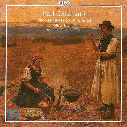 カール・ゴルトマルク - Karl Goldmark (1830-1915)・ピアノ五重奏曲 変ロ長調 Op. 30・ピアノ五重奏曲 嬰ハ短調 Op. 54オリヴァー・トリンドル - Oliver Triendl (ピアノ)シネ・ノミネ四重奏団 - Quatuor Sine Nomineすぐれたヴァイオリニストとしても知られるゴルトマルクも、多くの作品を残しましたが、現在ではほんの数曲のみが演奏されるのみとなっています。このピアノ五重奏曲はシューベルトの影響も見え隠れしますが、独自の柔軟性や洗練された趣きを感じさせる独創的な作品です。とりわけ彼の死の1年後に発表されたOp.54 は重厚で美しさが際立つものです。