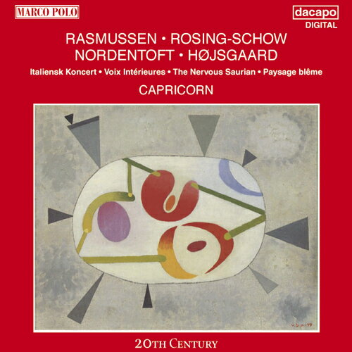 カール・ラスムッセン - Karl Aage Rasmussen (1947-)・Italiensk Koncert (Italian Concerto)ニルス・ロシング＝スコウ - Niels Rosing-Schow (1954-)・Voix Interieures (Inner Voices)アナス・ノーエントフト - Anders Nordentoft (1957-)・The Nervous Saurianエーリク・ヘヨスゴー - Erik H?jsgaard (1954-)・Paysage blemem (Pale Landscape)カプリコーン・アンサンブル - Capricorn Ensemble録音: 17-18 January 1993、 St. Giles Church Cripplegate、 London、 United Kingdom