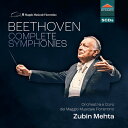 曲目・内容そのメータが人生初のベートーヴェン交響曲全集のパートナーに選んだのはフィレンツェ五月音楽祭管弦楽団。1985年から32年の長きにわたり首席指揮者を務め、その後もしばしばオペラやコンサートで共演を重ねています。このコンビのベートーヴェン・ツィクルスは当初ベートーヴェンの生誕250年にあたる2020年の秋から翌年初めに予定されていましたが、新型コロナ感染症の拡大で延期となり、2年後に完結したもの。彼らの熱意とこだわりがうかがわれます。ここでの演奏は、歴史的奏法を採り入れたスリムでシャープな演奏とも、ドイツ風の低重心なサウンドによる演奏とも異なり、また40〜50年前のメータのようなダイナミックで豊麗とも異なります。テンポは全体的にゆったりとして、一つ一つの音とフレーズをかみしめるようなメータの指揮をオーケストラが渾身の演奏で支えています。それでいてサウンドは明るく軽く、何か吹っ切れたようなものを感じさせます。新しさの追求でもなく、古き良き時代への回顧でもなく、とても独特で個性的なベートーヴェン演奏と言えるでしょう。イタリアのオーケストラによるベートーヴェン交響曲全集はとても少なく、その点でも興味深い企画となっています。ルートヴィヒ・ヴァン・ベートーヴェン（1770-1827）Disc 11-4.交響曲 第1番 ハ長調 Op.215-8.交響曲 第3番 変ホ長調「英雄」Op.55Disc 21-4.交響曲 第2番 ニ長調 Op.365-8.交響曲 第4番 変ロ長調 Op.60Disc 31-4.交響曲 第5番 ハ短調「運命」Op.675-9.交響曲 第6番 ヘ長調「田園」Op.68Disc 41-4.交響曲 第7番 イ長調 Op.925-8.交響曲 第8番 ヘ長調 Op.93Disc 51-4.交響曲 第9番 ニ短調「合唱」Op.125アーティスト（演奏・出演）フィレンツェ五月音楽祭管弦楽団【交響曲第9番】マンディ・フレドリッヒ（ソプラノ）マリー・クロード・シャピュイ（メゾ・ソプラノ）AJ. グリュッカート（テノール）タレク・ナズミ（バス）フィレンツェ五月音楽祭合唱団（合唱指揮：ロレンツォ・フラティーニ）ズービン・メータ指揮レコーディング2021年9月-10月2022年9月フィレンツェ五月音楽祭歌劇場（イタリア）その他の仕様など総収録時間： 370分商品番号：CDS-7950メータ／フィレンツェ五月音楽祭管弦楽団ベートーヴェン（1770-1827）：交響曲全集 ［ズービン・メータ（指揮）フィレンツェ五月音楽祭管弦楽団］CD 5枚組 発売日：2023年09月15日 DYNAMICメータ初のベートーヴェン交響曲全集が遂に登場！ズービン・メータは1936年生まれ。小澤征爾（1935年生まれ）と同じ世代になります。ウィーンで学び、1959年にはウィーン・フィルとベルリン・フィルを指揮して好評を博し、以来国際的な活躍は60年を越えました。そのメータにしてベートーヴェンの交響曲全集の録音・録画が今まで無かったのには驚かされます。メータが初めてベートーヴェンの交響曲を録音したのは1974年録音の第7番。ロサンゼルス・フィルの音楽監督に就いてから実に12年目のことで、ベートーヴェンの交響曲に対してはかなり慎重に臨んでいたことがうかがわれます。その後、1978年に第5番と第8番を、1980年に第3番をニューヨーク・フィルと録音。セッション録音されたものはこれがすべて、という少なさです。一方コンサートでは定期的に取り上げており、第3、5、6、8、9番にはライヴ録音盤があります。第5番には、ベルリン・フィルとイスラエル・フィルとの合同コンサートという極めて特別なイベントのライヴがあり、第9ではニューヨーク・フィルとの特別演奏会（1983年）、バイエルン放送響、ミュンヘン・フィル、バイエルン国立管の合同オーケストラとの東日本大震災復興支援コンサート（2011年）、東京バレエ団創立50周年記念公演のモーリス・ベジャール振付によるバレエ版（イスラエル・フィル、2014年）の3種があります。これらからメータがベートーヴェンの交響曲に特別な思いを持っていることが想像されます。（曲目・内容欄に続く）作曲家検索リンク（このタイトルに収録されている作曲家）ベートーヴェン関連商品リンク国内仕様盤 Blu-rayNYDX-50320輸入盤 Blu-rayDYNBRD57950輸入盤 DVDDYNDVD37950国内仕様盤CDNYCX-10419