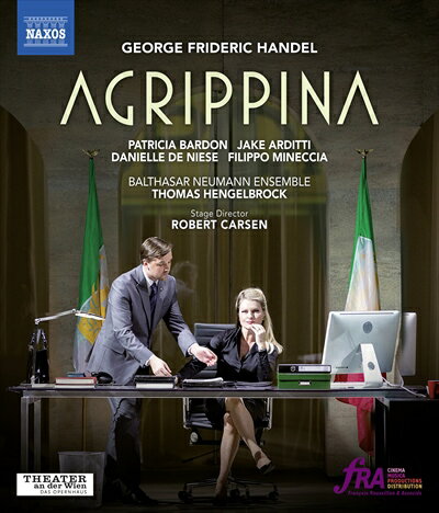 曲目・内容●歌劇《アグリッピーナ》HWV 6ヴィンチェンツォ・グリマーニ：台本アーティスト（演奏・出演）アグリッピーナ … パトリシア・バードン（ソプラノ）ネローネ … ジェイク・アルディッティ（カウンターテナー）ポッペア … ダニエル・ドゥ・ニーズ（ソプラノ）オットーネ … フィリッポ・ミネッチア（カウンターテナー）クラウディオ … ミカ・カレス（バス）パランテ … ダミアン・パス（バス・バリトン）ナルチーゾ … トム・ヴァーニー（カウンターテナー）レスボ … クリストフ・ザイドル（バス） 他トーマス・ヘンゲルブロック指揮バルタザール・ノイマン・アンサンブルロバート・カーセン（演出）ギデオン・デイヴィー（装置＆衣装）ロバート・カーセン＆ペーター・ヴァン・プラート（照明）イアン・ギャロウェイ（映像監督）イアン・バートン（ドラマトゥルク）フランソワ・ルシヨン（フィルム・ディレクター）レコーディング2016年3月16日・29日アン・デア・ウィーン劇場その他の仕様など収録時間179分音声イタリア語歌唱／ステレオ2.0/DTS5.1（DVD）字幕日本語・イタリア語・英語・フランス語・ドイツ語・韓国語画面16：9その他REGION All（Code：0）、DVD…片面2層ディスク&#215;2商品番号：2.110579ヘンデル（1685-1759）：歌劇《アグリッピーナ》 HWV 6 DVD 2枚組日本語帯／日本語字幕つき 発売日：2018年09月28日 NAXOS［DVD］ローマ皇帝クラウディオの妃となったアグリッピーナは、自分の息子ネローネに帝位を継がせようと策略を巡らせます。クラウディオが跡継ぎとして考えていたオットーネがポッペアと結婚したがっていることをうまく利用することで目論みは成功するかと思われたのですが … イタリア滞在中のヘンデルが作曲した歌劇《アグリッピーナ》は1709年12月、ヴェネツィアのサン・ジョヴァンニ・グリソストモ劇場での初演から27回連続公演という記録を持つ大成功作となりました。ローマ時代の宮廷の複雑な愛憎劇と見せながら、当時の政治や時事問題を巧みに風刺したこの作品は、ヘンデル自身の優美な音楽に、他の作曲家の作品からの引用も多く織り込み、当時の観客たちの喝采を博しました。その後、欧州でヘンデルを含むバロック時代のオペラが忘却された時代を経て、「ヘンデル・ルネサンス」といわれるヘンデルの歌劇が復活蘇演される機運が高まった近年に至り、この歌劇《アグリッピーナ》は再び新たな人気作の一つとなりました。本映像のロバート・カーセンの演出は、現代のイタリア風俗を巧みに取り入れながら原作にある政治や風俗に対する風刺性を生かし、名匠ヘンゲルブロックの活気溢れるタクトのもと題名役のパトリシア・バードン、ヘンデル・ルネサンスに一役かったソプラノ、ドゥ・ニーズら名歌手たちが優れた演技歌唱を繰り広げています。作曲家検索リンク（このタイトルに収録されている作曲家）ヘンデル