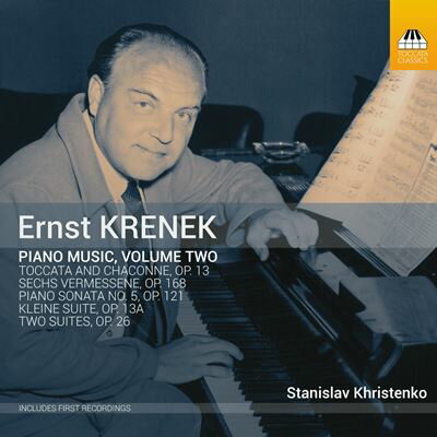 曲目・内容エルンスト・クシェネク（1900-1991）1-2.トッカータとシャコンヌ、“我は信ず”のコラールによる Op.13（1922）3-7.小組曲 Op.13a（1922）9-13.2つの組曲 Op.26 第1番（1924）［世界初録音］14-18.2つの組曲 Op.26 第2番（1924）［世界初録音］19-21.ピアノ・ソナタ 第5番 Op.121（1950）22-27.6つのフェルメッセン Op.168（1958）アーティスト（演奏・出演）スタニスラフ・フリステンコ（ピアノ … スタインウェイD）レコーディング2016年1月3・4日、3月7・8・29日Clonick Hall, Oberlin Conservatory of Music, Oberlin, Ohio商品番号：TOCC-399クシェネク（1900-1991）：〈ピアノ作品集 第2集〉トッカータとシャコンヌ Op.136つのフェルメッセン Op.168ピアノ・ソナタ 第5番 Op.121小組曲 Op.13a／2つの組曲 Op.26 ［スタニスラフ・フリステンコ（ピアノ）］ KRENEK, E.: Piano Music, Vol. 2 (Khristenko)CD 発売日：2020年07月17日 NMLアルバム番号：TOCC0399 Toccata Classicsオーストリアのチェコ系家庭に生まれ、ウィーンでシュレーカーに師事、ナチスによって退廃音楽の烙印を押され亡命、アメリカで活躍したクシェネク（1900-1991） 。一時期は忘れられていたものの、20世紀後半からオペラや交響曲、管弦楽曲などの作品が見直されています。クシェネクのピアノ曲を紹介するこのシリーズ第2集では、彼の職人技とも言える精緻な作曲技法と、豊かな想像力、ユーモアが活かされた作品が収録されています。バッハのカンタータ「我は信ず」に基づくとされる初期の「トッカータとシャコンヌOp.13」は、評論家や音楽学者をひっかける冗談のような目的で書かれた曲が、壮大な対位法によるエッセイのように発展していきます。『3つの組曲』では、バロックと現代の舞曲が扱われ、クシェネクの自由気ままな興味が示されます。悲し気な「ソナタ第5番」はアメリカ亡命時代に書かれたもの。締めくくりの『6つのフェルメッセン』は、即興的かつ万華鏡のような雰囲気を持つ、モダニズムとフリージャズが出会ったような小品集です。第1集（TOCC-298）に続き、ウクライナ出身、アメリカ系のピアニスト、フリステンコによる演奏です。作曲家検索リンク（このタイトルに収録されている作曲家）クシェネク関連商品リンク第1集TOCC-298