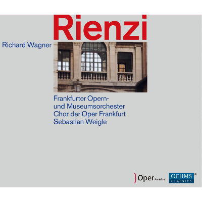 曲目・内容歌劇「リエンツィ、最後の護民官」Disc 11-8.第1幕OvertureAct I: Introduction - Hier ist's! Frisch auf (Orsini, Irene, Colonna, Adriano, Raimondo, Rienzi, Chorus)Act I: Zur Ruhe! (Rienzi, Orsini, Colonna, Baroncelli, Cecco, Kardinal, Chorus, Orsini)Act I: Doch horet ihr der Trompete Ruf (Rienzi, Kardinal, Baroncelli, Cecco, Chorus)Act I: O Schwester, sprich, was dir geschah (Rienzi, Irene, Adriano)Act I: Was fur ein Klang? (Irene, Adriano)Act I: Gegrusst, gegrusst sei, hoher Tag (Rienzi, Cecco, Adriano, Irene, Chorus)Act I: Erstehe, hohe Roma, neu! (Rienzi, Cecco, Adriano, Irene, Chorus)Disc 21-7.第2幕Act II: Introduction - Jauchzet, ihr Taler! (Rienzi, Chorus)Act II: Rienzi! nimm des Friedens Gruss! (Colonna, Rienzi)Act II: Colonna, hortest du das freche Wort? (Orsini, Colonna, Adriano, Chorus)Act II: Erschallt, ihr Feierklange! (Rienzi, Baroncelli, Cecco, Orsini, Colonna, Adriano, Chorus)Act II: Ballet music: WaffentanzAct II: Rienzi! Auf, schutzt den Tribun! (Rienzi, Baroncelli, Colonna, Cecco, Adriano, Irene, Chorus)Act II: O lasst der Gnade Himmelslicht (Rienzi, Irene, Adriano, Baroncelli, Cecco, Orsini, Colonna, Chorus)Disc 31-4.第3幕Act III: Vernahmt ihr all' die Kunde schon? (Baroncelli, Cecco, Rienzi, Chorus)Act III: Gerechter Gott (Adriano)Act III: Horst du? Das ist das Mordgewuhl! (Adriano, Irene, Chorus)Act III: Heil, Roma, dir! (Rienzi, Baroncelli, Adriano, Chorus)5.6.第4幕Act IV: Euch treff ich hier? (Cecco, Baroncelli, Adriano, Chorus)Act IV: Ihr nicht beim Feste? (Rienzi, Adriano, Chorus)7-10.第5幕Act V: Allmacht'ger Vater (Rienzi)Act V: Verlasst die Kirche mich … (Rienzi, Irene, Adriano)Act V: Du hier, Irene? (Adriano, Irene)Act V: Herbei! Auf, eilt zu uns! (Adriano, Rienzi, Baroncelli, Chorus)アーティスト（演奏・出演）コーラ・リエンツィ：教皇の公証人…ペーター・ブロンダー（テノール）イレーネ：リエンツィの妹…クリスティアーネ・リボル（ソプラノ）ステファーノ・コロンナ：コロンナ家の当主…ファルク・シュトゥルックマン（バス）アドリアーノ：コロンナの息子…クラウディア・マーンケ（ソプラノ）パオロ・オルシーニ：オルシーニ家の当主…ダニエル・シュムツハルト（バリトン）教皇の特使…アルフレッド・ライター（バス）バロンチェリ：ローマ市民…ベアウ・ギブソン（テノール）チェッコ・デル・ヴェッキオ：ローマ市民…ペーター・フェリックス・バウアー（バス） 他フランクフルト歌劇場管弦楽団フランクフルト歌劇場合唱団（合唱指揮…マティアス・ケーラー）セバスティアン・ヴァイグレ指揮レコーディング2013年5月17・20日アルテ・オパー・フランクフルト商品番号：OC941ワーグナー（1813-1883）：歌劇「リエンツィ、最後の護民官」 ［ブロンダー／フランクフルト歌劇場合唱団＆管弦楽団／ヴァイグレ］ WAGNER, R.: Rienzi [Opera] (Bronder, C. Libor, Struckmann, Mahnke, Frankfurt Opera Chorus and Museum Orchestra, Weigle)3CD ■オペラ発売日：2014年03月26日 NMLアルバム番号：OC941 Oehms Classicsヴァイグレとフランクフルト歌劇場によるワーグナー（1813-1893）の初期オペラ・ツィクルス。遂に問題作「リエンツィ」の登場です。この作品は堂々たる序曲が良く知られていますが、内容もまた豪勢なもの。最初の構想では全曲を演奏するのに5時間以上も掛かることもあって、現在では大抵短縮版（この録音も）で上演されています。後のワーグナー作品のような半音階的な音楽ではなく、どこかヴェルディをも思い起こさせる明快なメロディですが、甘い愛のデュエットや、攻撃的な金管楽器の使い方はワーグナー独自のものであり、ヴァイグレはそんな部分も存分に生かした、迫力ある世界を描き出しえtいます。ベテランと若手をバランスよく配した歌手たちの歌唱にも大満足です。作曲家検索リンク（このタイトルに収録されている作曲家）ワーグナー