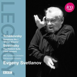 エフゲニー スヴェトラーノフ指揮 - チャイコフスキー:交響曲 第1番「冬の日の幻想」ストラヴィンスキー:火の鳥(1945年版)