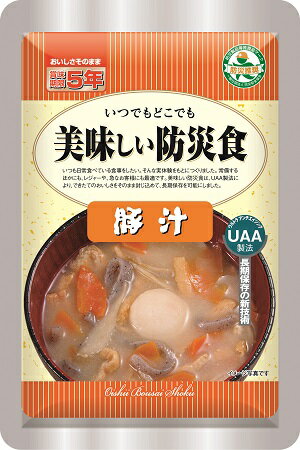 アルファフーズ UAA食品美味しい防災食R 豚汁 180g50食（代引不可）