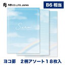 エヌビー社 便箋 ナチュラル 空 | 18枚入 b6 相当 2柄アソート 横書き レター 手紙 お礼状 ラブレター 結婚式 記念日 友達 おしゃれ 御洒落 かわ...