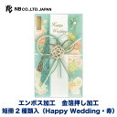エヌビー社 寿金封 ルミナスB | ご祝儀袋 短冊2種類入 HappyWedding 寿 結婚 ウエディング 結婚式 結婚祝い 祝儀袋 披露宴 水引 おしゃれ 御洒落 かわいい 可愛い シンプル 上品 お祝い 御祝い 高級 大人 御祝儀袋 豪華 緑 グリーン