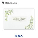 エヌビー社 EA 封筒 グリーン | 5枚入 横書き レター 手紙 メッセージ お礼 慶事 結婚式 祝い おしゃれ 御洒落 かわいい 可愛い シンプル 上品 高...