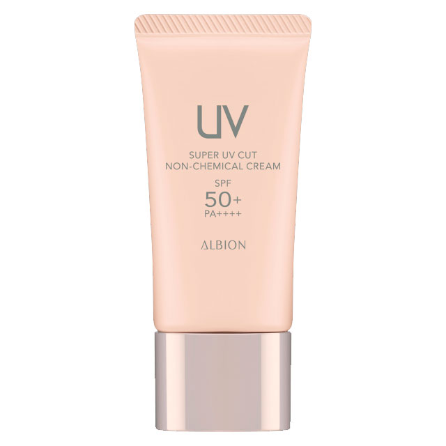 アルビオン正規品 スーパー UV カット　ノンケミカル クリーム 40g｜SPF50+ PA++++〈日やけ止め用クリーム・メイクアップベース〉