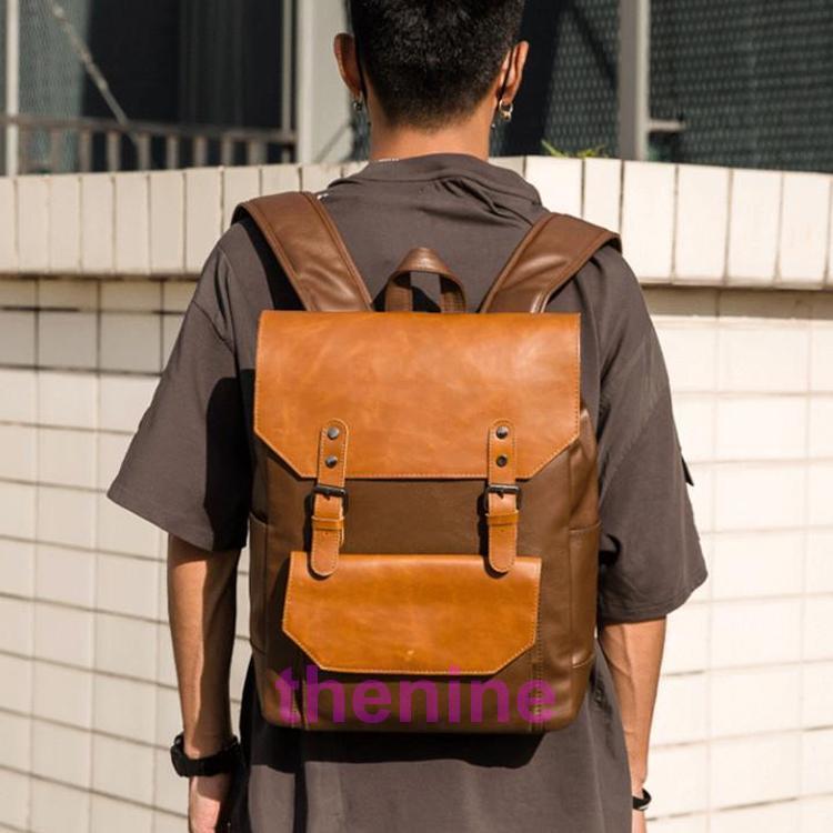 楽天合同会社Nブランドリュック メンズ リュックサック pu革　デイパック　ビジネス　バックパック　レザー　通勤通学　旅行　出張　アウトドア　自転車鞄　カバン　男女兼用