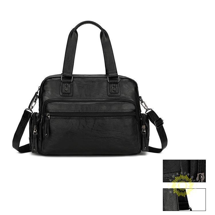 pu ハンドバッグ トートバッグ メンズ 2way 手提げバッグ ショルダーバッグ 多機能 おしゃれ 手提げ 斜めがけ ビジネスバッグ 通勤通学 鞄