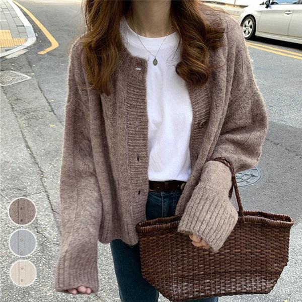 ニットカーディガンレディースアウター(4)