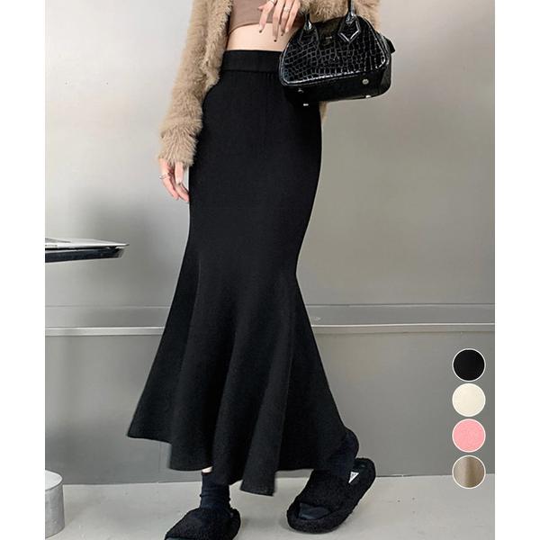 ニットスカート マーメイドスカート