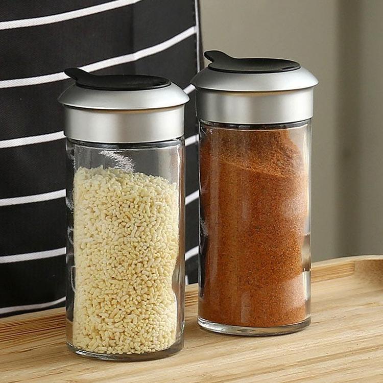 3点セット 調味料入れ 調味料容器 ストッカー 収納ケース キッチン収納 シンプル 保存容器 スパイスボ..