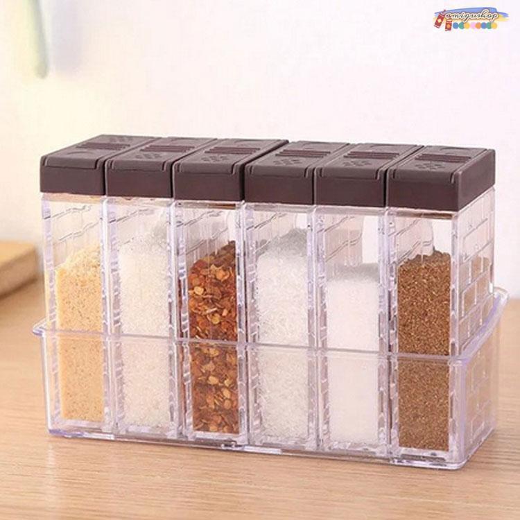 調味料入れ 調味料容器 ストッカー 収納ケース キッチン収納 保存容器 スパイスボトル　塩 胡椒 香辛料..