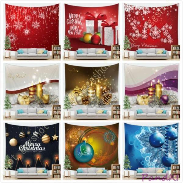 クリスマス装飾品 タペストリー クリスマスツリー メリークリスマス 壁掛け 飾り 多機能 大判 ファブリックポスター 癒し 布ポスター ホーム装飾品