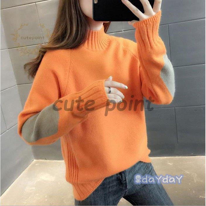 カジュアル 着痩せ タートルネック ニットセーター ニットトップス 無地 セーター トップス 2021秋冬新作 長袖 ファション レディース