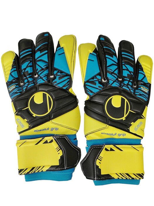 (ウールシュポルト) UHLSPORT/SPEED UP アブソルートグリップ ハーフネガティブ/ライトフローイエローXブラック/1011012-01