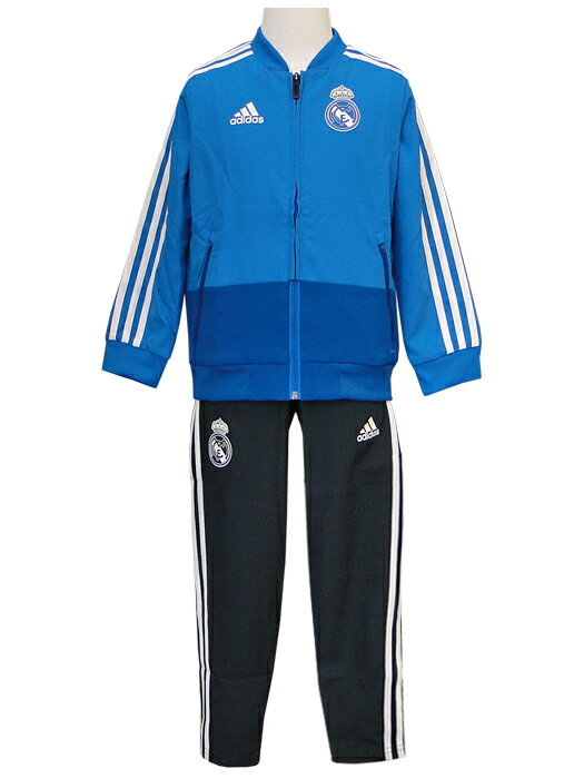 ***限定入荷***(アディダス) adidas/18/19レアルマドリード/プレゼンテーションスーツ/クラフトブルーXダークロイヤル/DZ9344