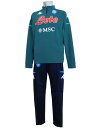 ***限定入荷***(カッパ) KAPPA/20/21ナポリ/1/4トレーニングスーツ/グリーンXネイビー/311296W