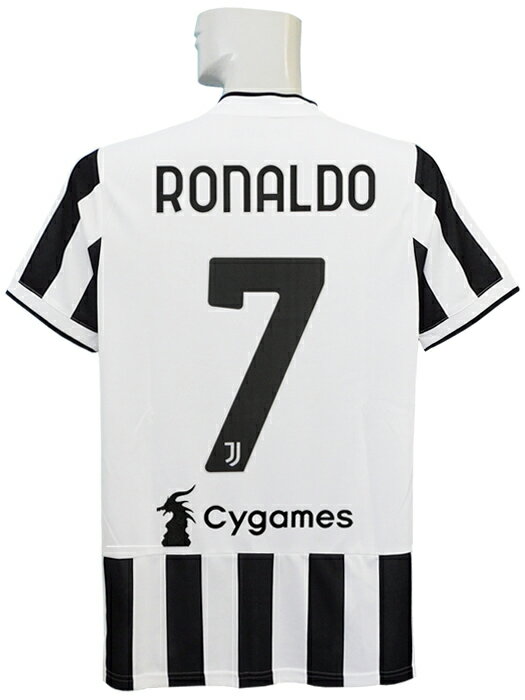 (アディダス) adidas/21/22ユベントス/ホーム/半袖/ロナウド/コパイタリア+セリエA+CYGAMES+Bitgetスポンサー付/JDZ54-GS1...