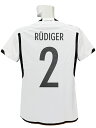 (アディダス) adidas/22/23ドイツ代表/ホーム/半袖/リュディガー/2022W杯バッジ付/L5818-HJ9606(4)