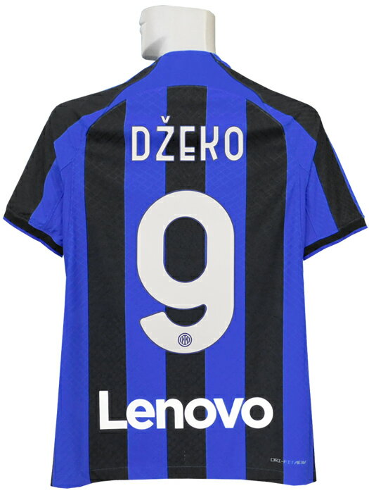 (ナイキ) NIKE/22/23インテル/ホーム/オーセンティック/半袖/ジェコ/CL+FOUNDATION付バッジ付/DJ7645-413