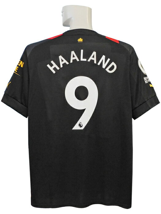 (プーマ) PUMA/22/23マンチェスターシティ/アウェイ/半袖/ハーランド/プレミアリーグ優勝+No Room For ..