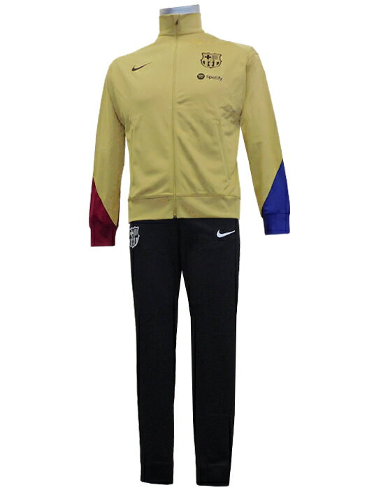 (ナイキ) NIKE/24/25バルセロナ/DRI-FIT Strike ストライクトラックスーツ/ジュニア用/ゴールドXブラック/FN9975-717