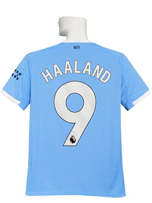 (プーマ) PUMA/25/26マンチェスターシティ/ホーム/半袖/ハーランド/プレミア+No Room For Racismパッチ付/780338-01