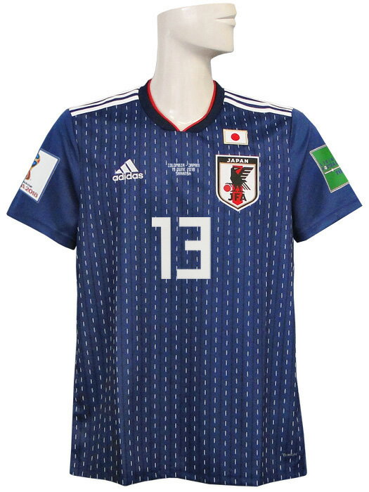 (アディダス) adidas/18/19日本代表/ホーム/半袖/武藤/コロンビア戦+2018W杯バッジ/フルマーキング仕様/DRN93-CV5638通販 サッカー 用品 セール